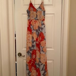 Loft Petite Floral MIDI Dress